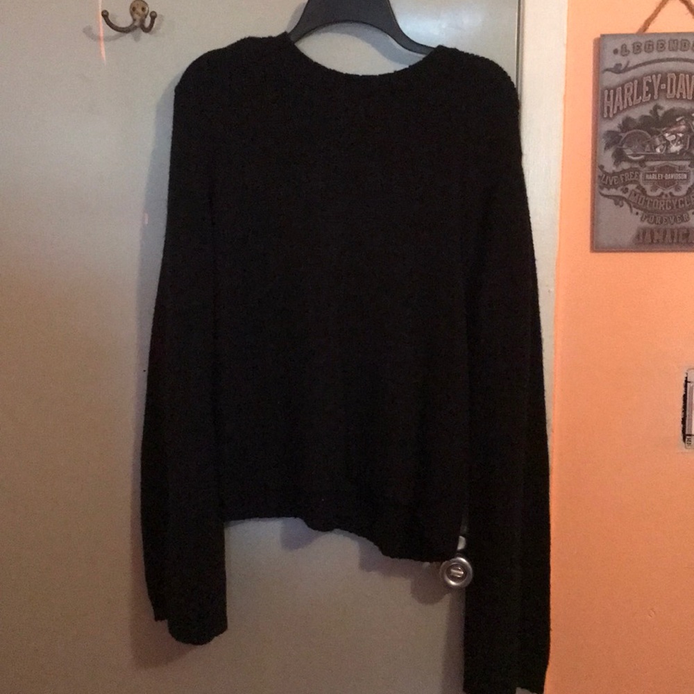 TOBI black belle sleeve sweater